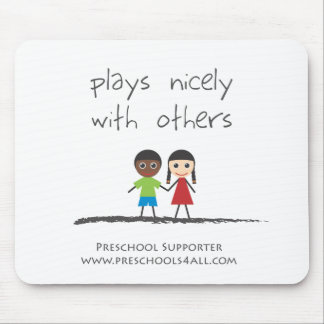 plays nicely with others mouse mat