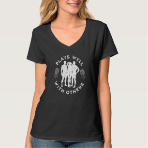 Plays Well With Others Swinger Couples Pineapple D T-Shirt