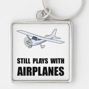 Plays With Aeroplanes Key Ring