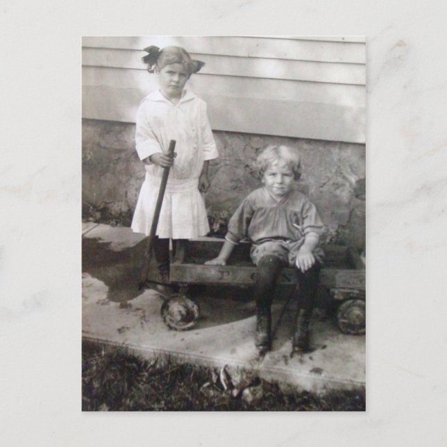 Playtime: Circa 1908 Postcard (Front)