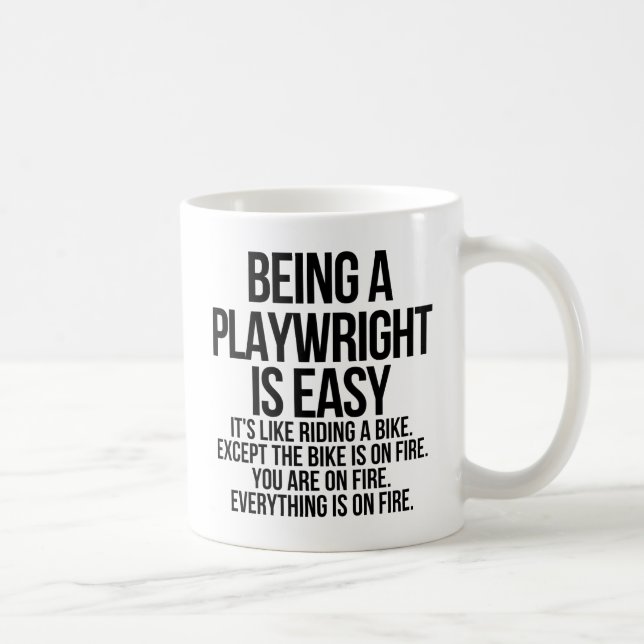 Playwright Coffee Mug (Right)