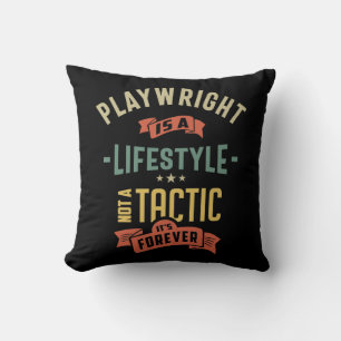 Playwright Job Title Gift Cushion