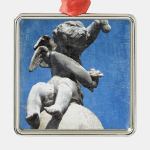 Plaza Cherub Metal Tree Decoration