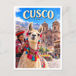 Plaza de Armas, Cusco Peru Postcard