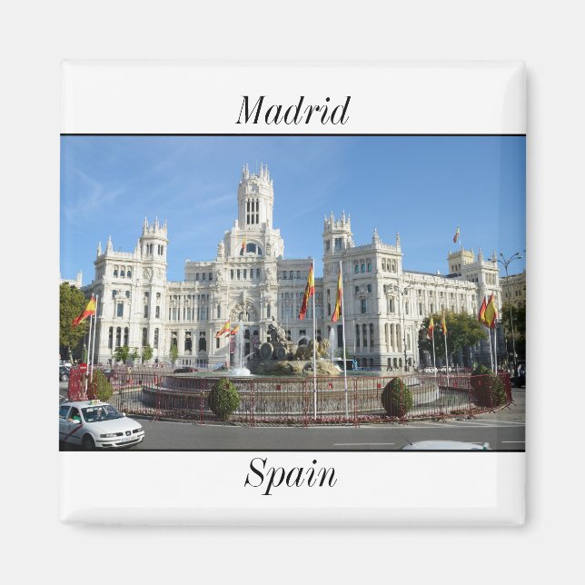 Plaza de Cibeles, Madrid Magnet (Front)