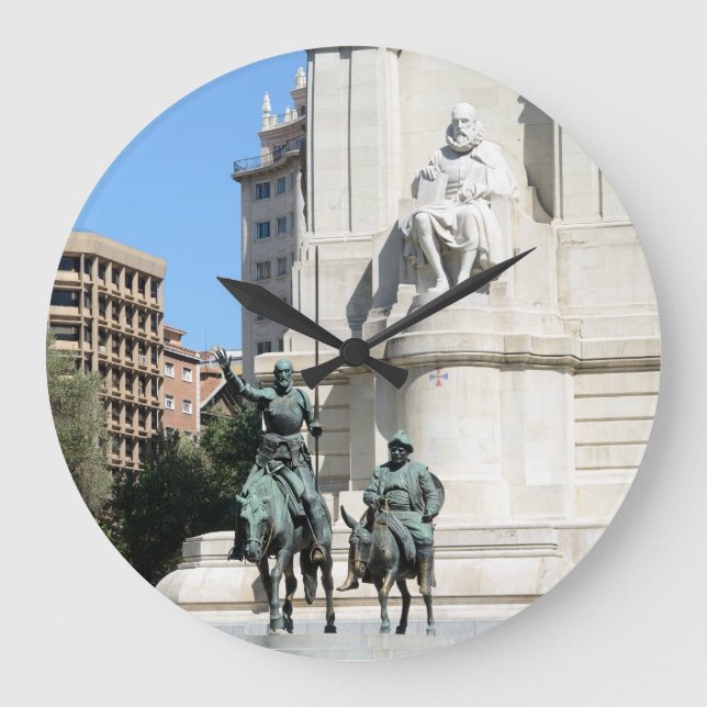 Plaza de España, Madrid Wall Clock (Front)