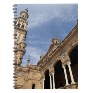 Plaza de Espana, Seville, Andalusia, Spain Notebook