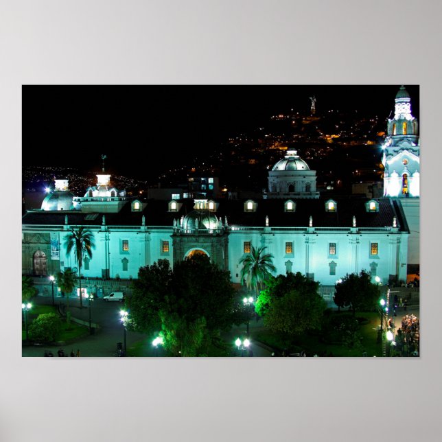 Plaza de la Independencia, Quito, Ecuador Poster (Front)