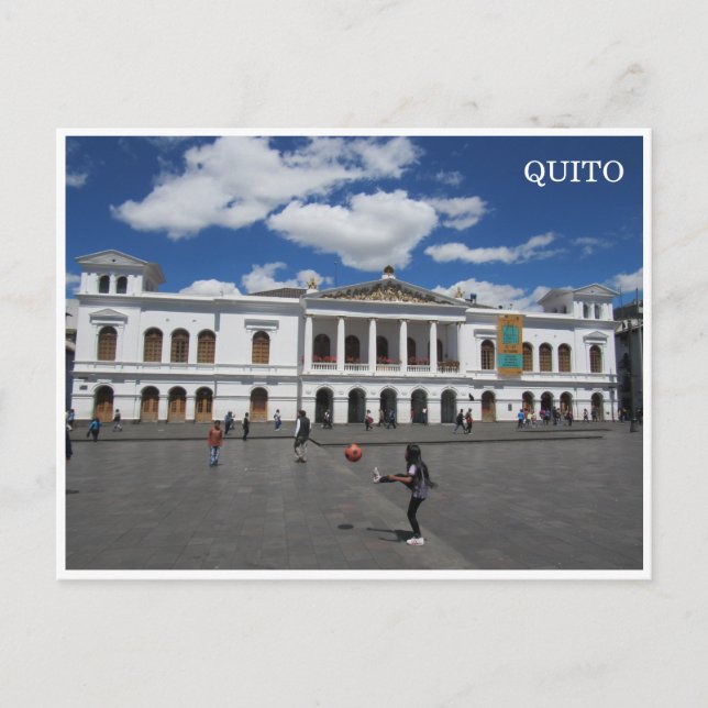 plaza de la independencia quito postcard (Front)