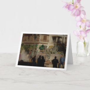 Plaza De La Virgen, Valencia, Spain Card