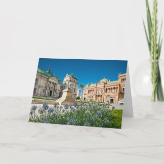 Plaza de Mayo Buenos Aires Argentina Watercolor Card