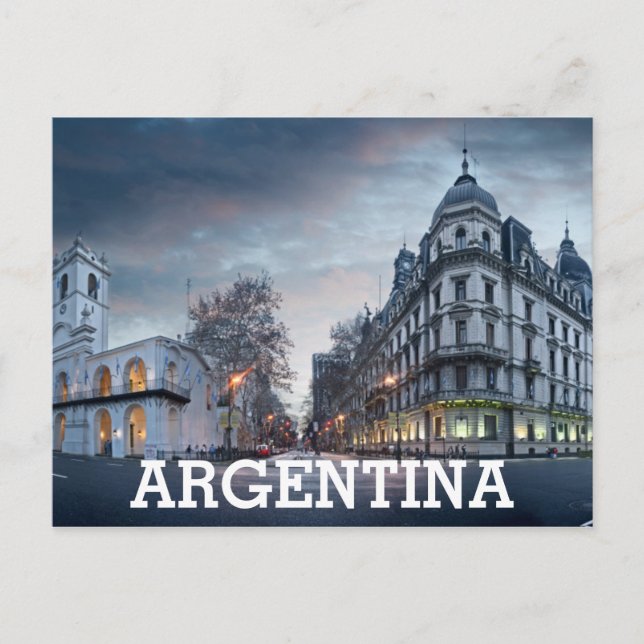Plaza De Mayo Square Postcard (Front)