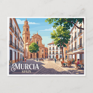 Plaza de Santo Domingo Murcia Spain Postcard