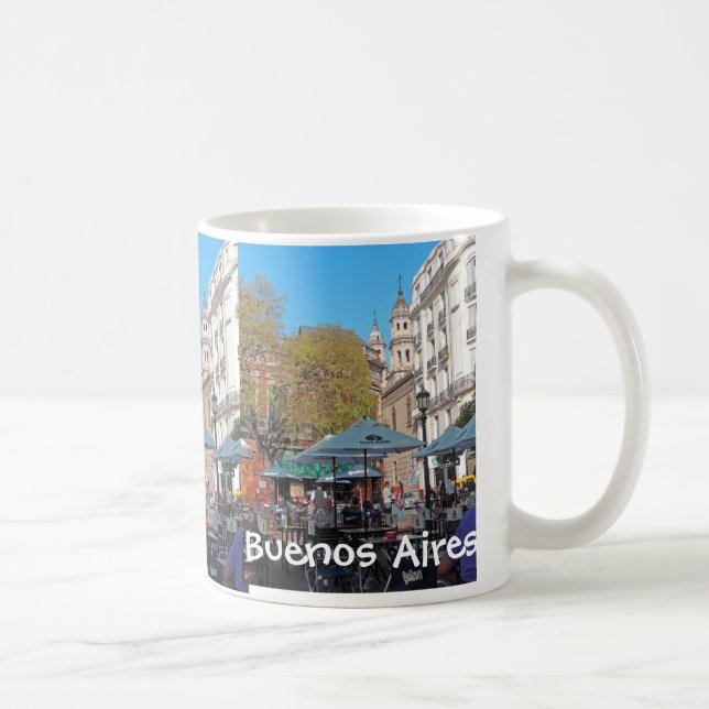 Plaza Dorrego in the Afternoon Coffee Mug (Right)