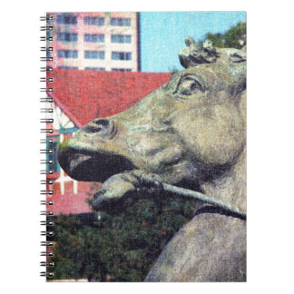 Plaza Fountain Horse Detail Notebook