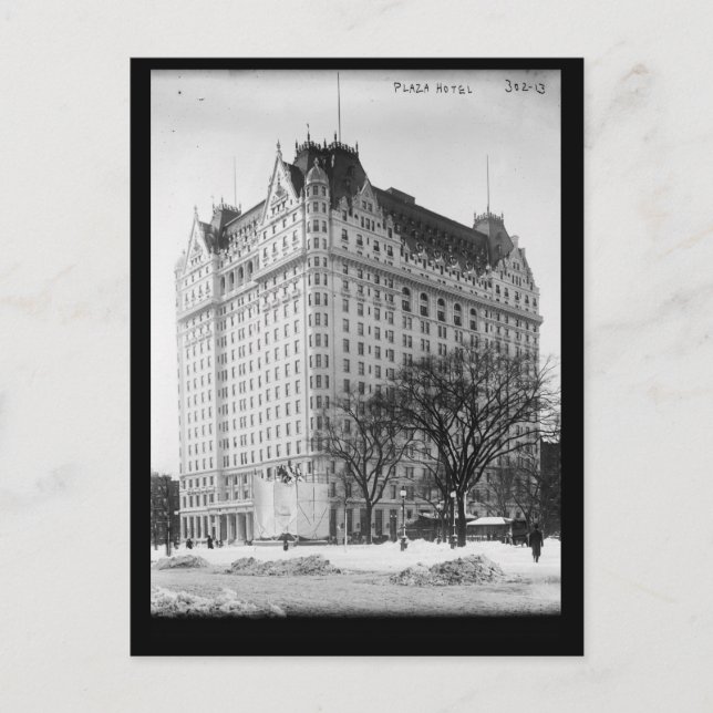 Plaza Hotel, New York City Vintage Postcard (Front)