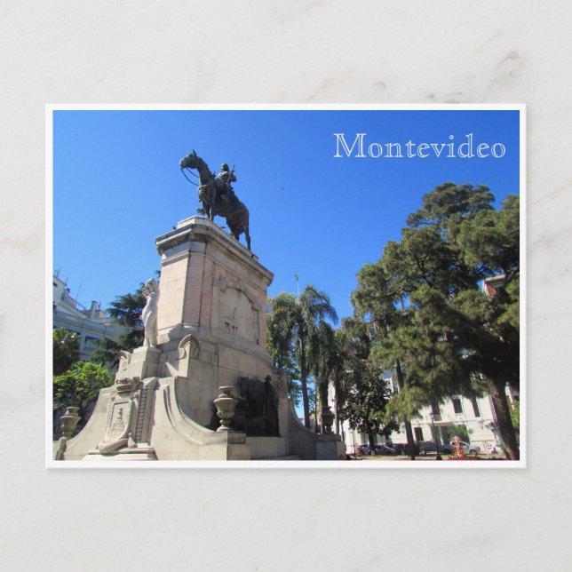plaza libertad montevideo postcard (Front)