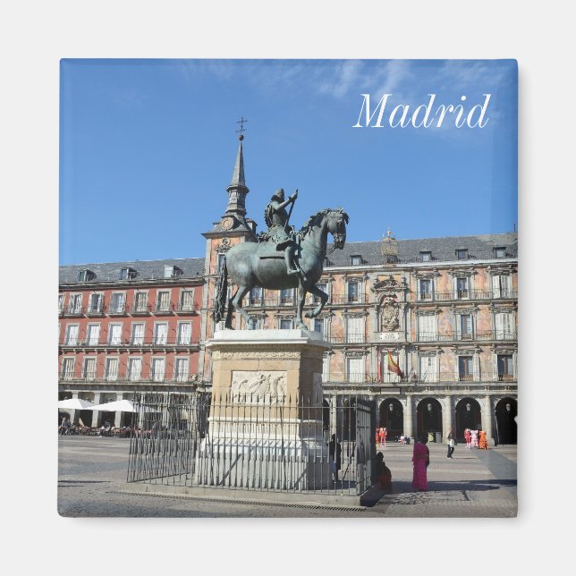 Plaza Mayor, Madrid Magnet (Front)