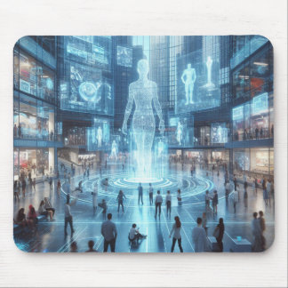 Plaza of Digital Sculptures Mouse Mat