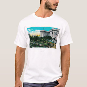 Plaza Park and U.S. Grant HotelSan Diego, CA T-Shirt