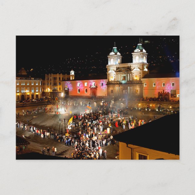 Plaza San Francisco Postcard (Front)