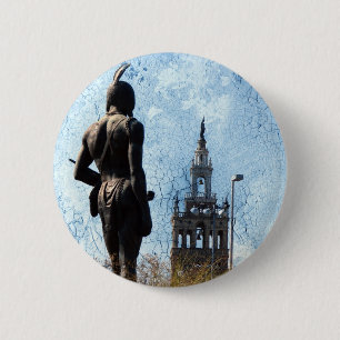 Plaza View 6 Cm Round Badge