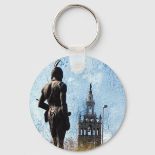 Plaza View Key Ring