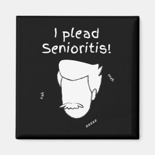 Plead Senioristis. Old Senior Man Woman Aging Alzh Magnet