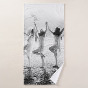 PLEASANT DREAMSwoman, pagan, spiritual, dance, wil Bath Towel