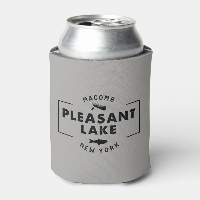 Pleasant Lake Can Cooler (Can Front)