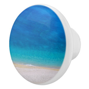 Pleasant Mediterranean Beach Ceramic Knob