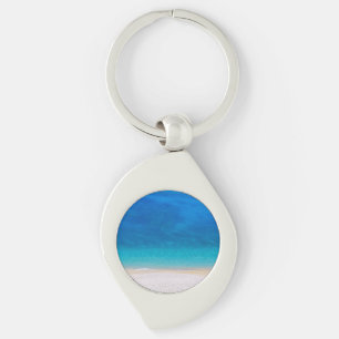 Pleasant Mediterranean Beach Key Ring