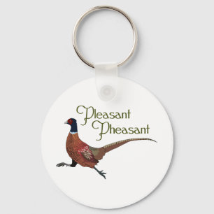Pleasant Pheasant Key Ring