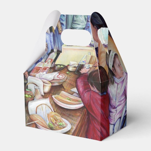 Pleasant Picnic Favour Box (Front Side)