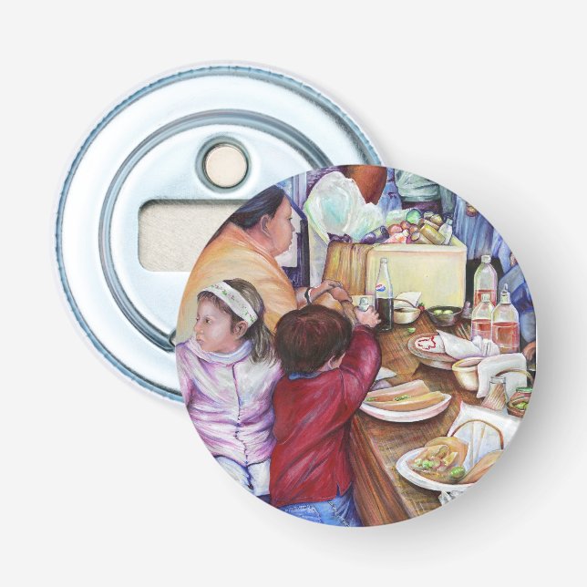 Pleasant Picnic, Mexico Bottle Opener (Front)