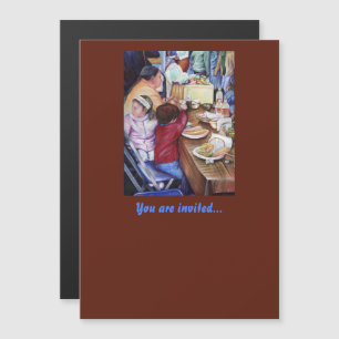 Pleasant Picnic, Mexico Magnetic Invitation