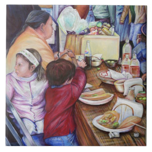 Pleasant Picnic, Mexico Tile