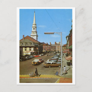 Pleasant St., Portsmouth, NH Vintage Postcard
