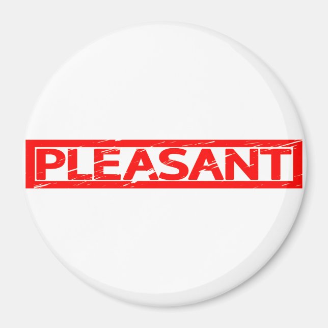 Pleasant Stamp Magnet (Front)
