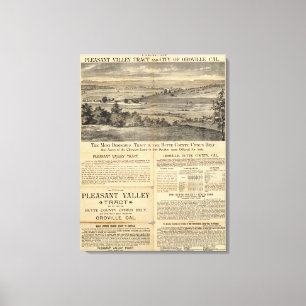 Pleasant Valley, California Canvas Print
