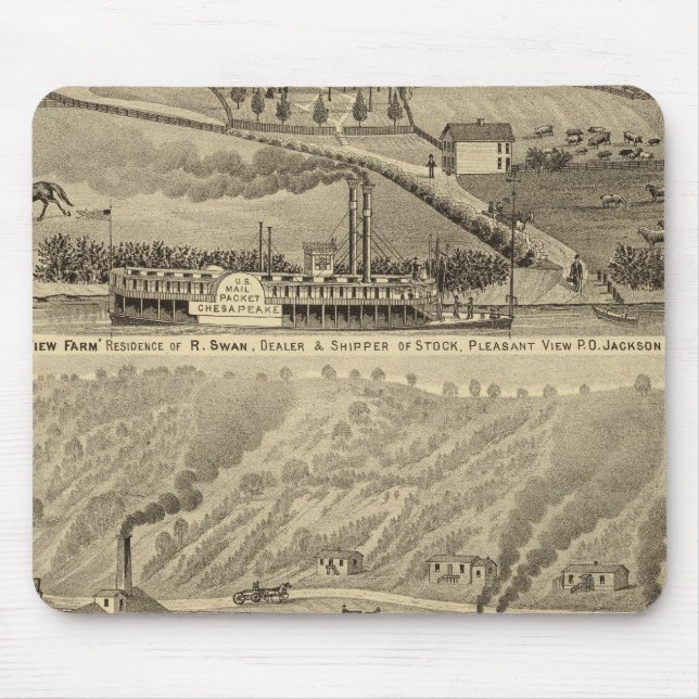 Pleasant View Farm Mouse Mat (Front)