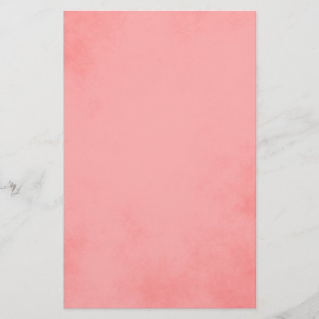 Pleasantly Pink Parchment Stationery (Front)