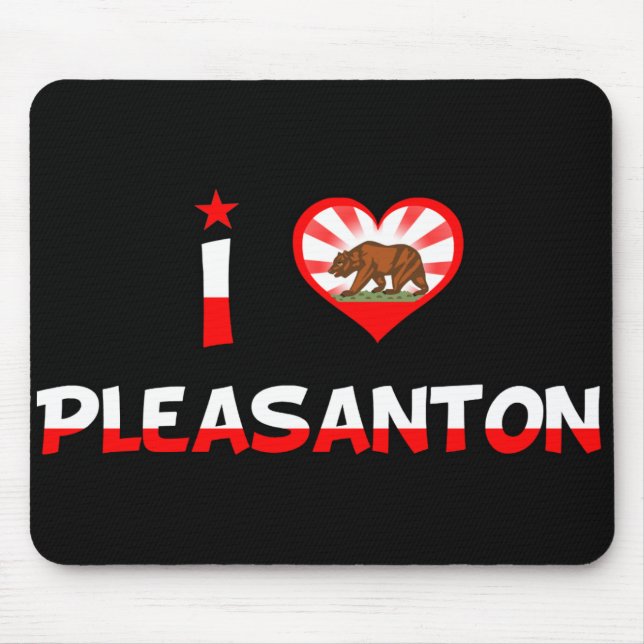 Pleasanton, CA Mouse Mat (Front)