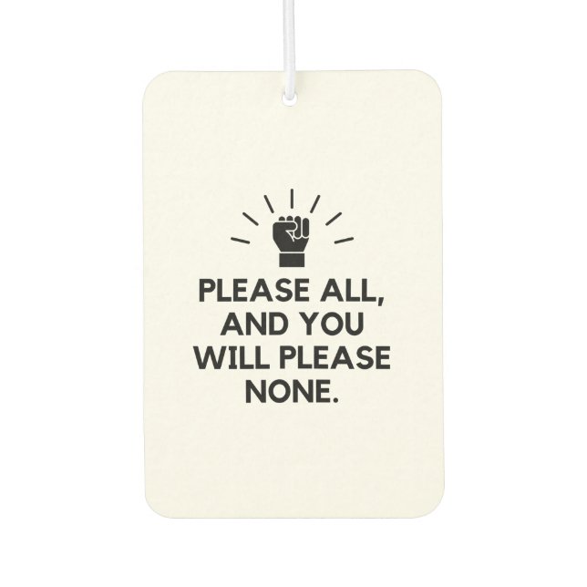 Please all please none car air freshener (Front)