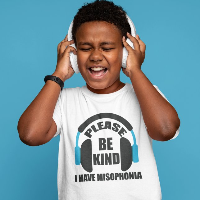 Please Be Kind I Have Misophonia Kids T-Shirt (Creator Uploaded)