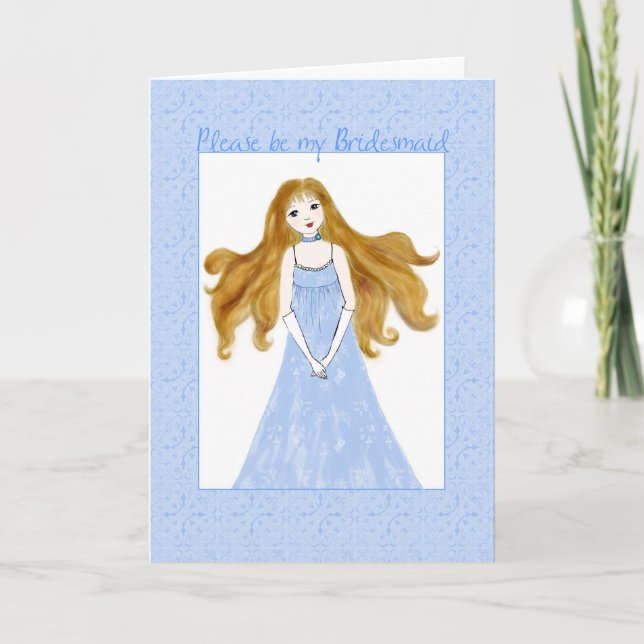 Please be my bridesmaid invitation (Front)