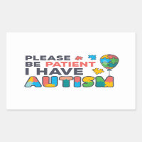 Please Be Patient I Have Autism Multicolor Puzzles