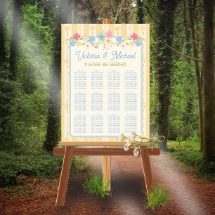 Please be Seeded Flower Seed Packet Design Poster