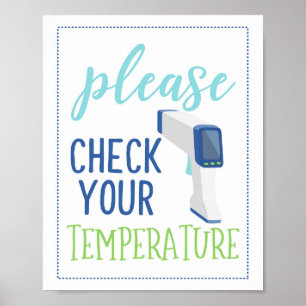 Please Check your Temperature Poster