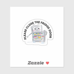 Please close the fridge door